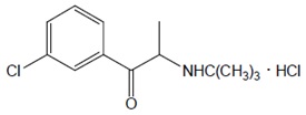 Structural Formula - Bupropion Hydrochloride 