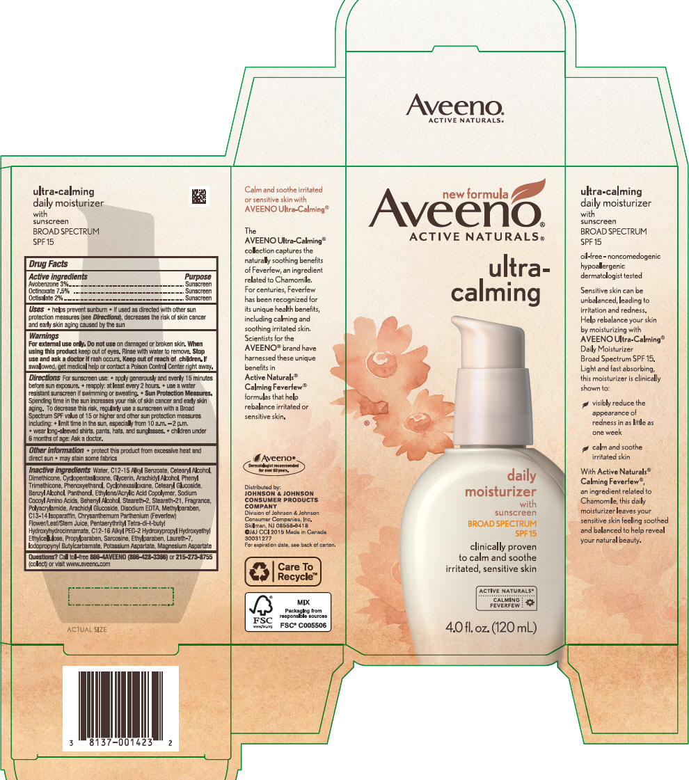 Aveeno Active Naturals Ultra-calming Daily Moisturizer Broad Spectrum Spf15 while Breastfeeding