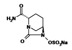 Figure 2 Chemical structure of avibactam sodium