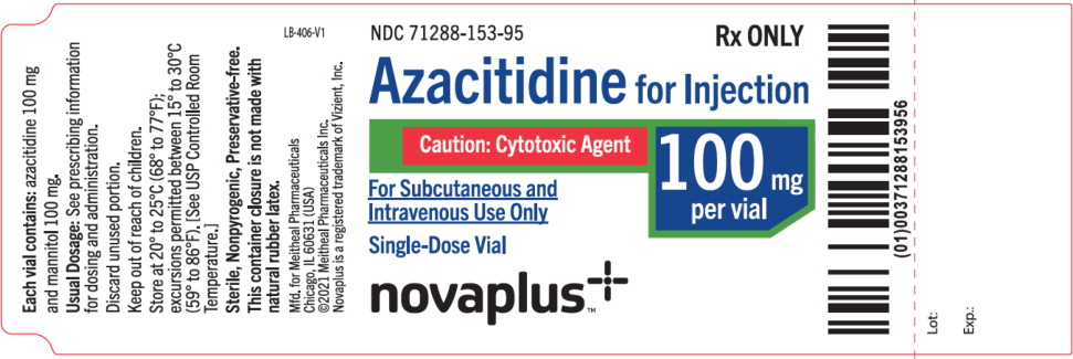 PRINCIPAL DISPLAY PANEL – Azacitidine for Injection 100 mg Vial Label