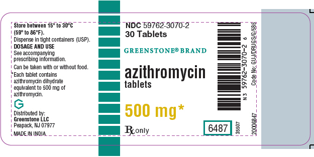 PRINCIPAL DISPLAY PANEL - 500 mg - 30 Tablet Bottle Label