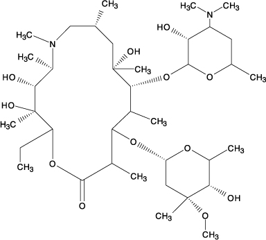 azithromycinchemicalstructure