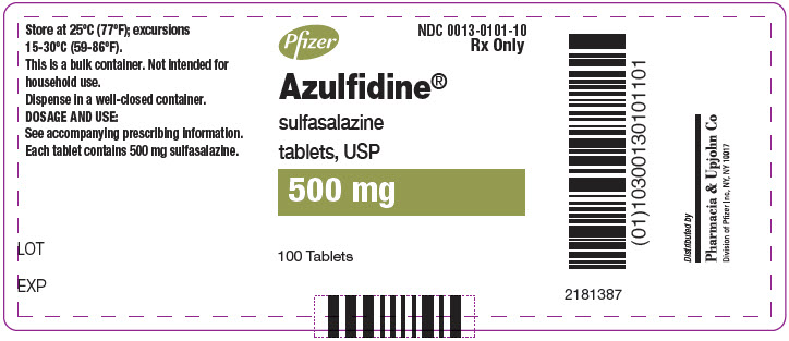 PRINCIPAL DISPLAY PANEL - 500 mg Tablet Bottle Label - 0101-10