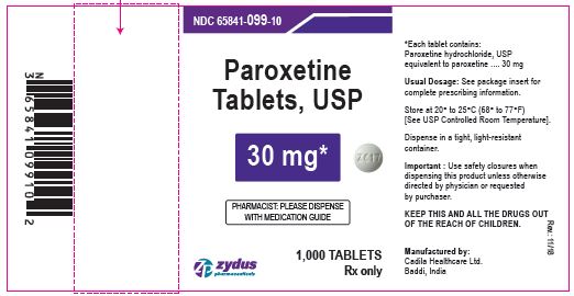 Paroxetine tablets, 30 mg