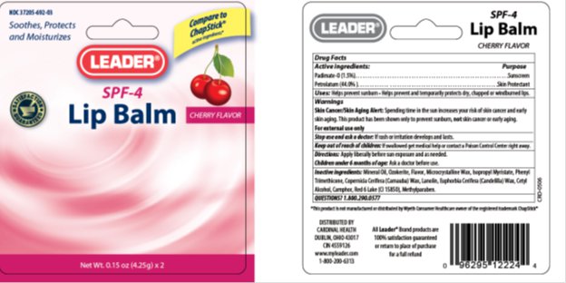 Leader SPF 4 Cherry Lip Balm