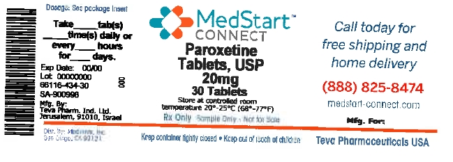 paroxetine 20mg tablet USP #30