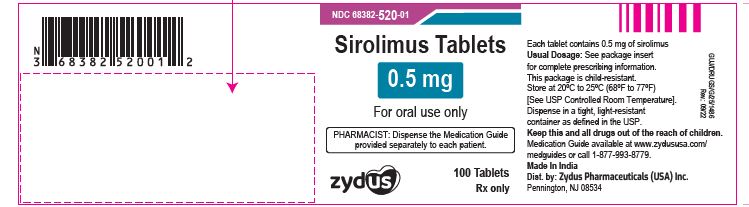 0.5 mg label