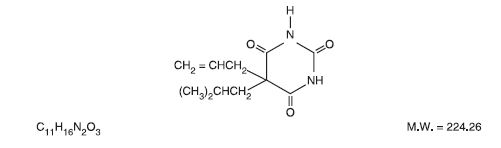 Chemical Formula Butalbital