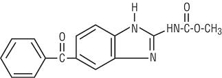 mebendazole structural formula