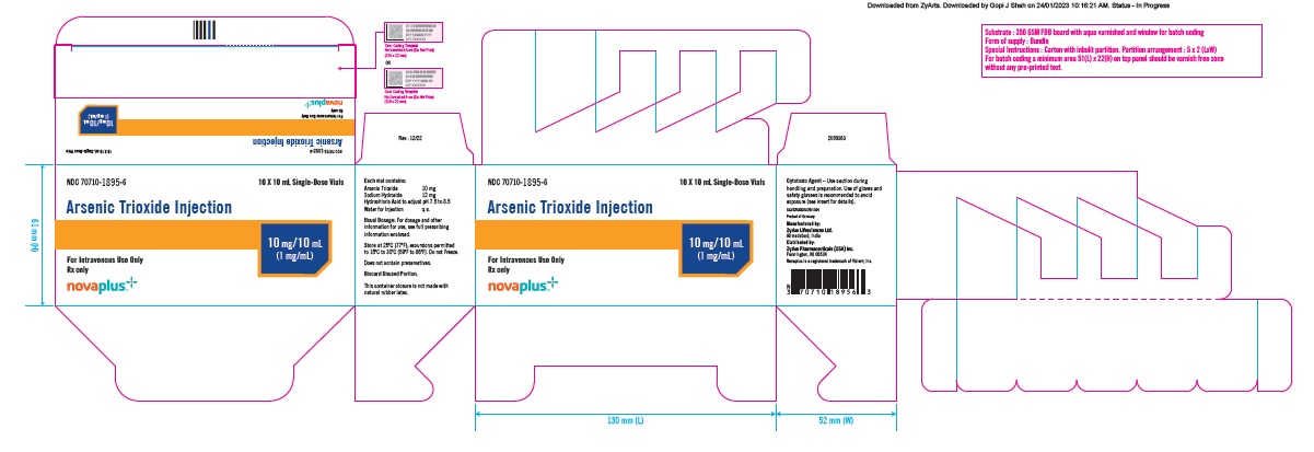 Arsenic trioxide Injection 1 mg/mL-carton label