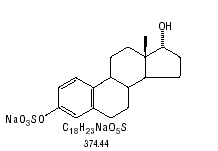 structural formula for sodium 17 alpha estradiol sulfate