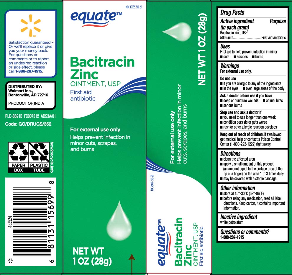 Bacitracin Zinc, USP 500 units