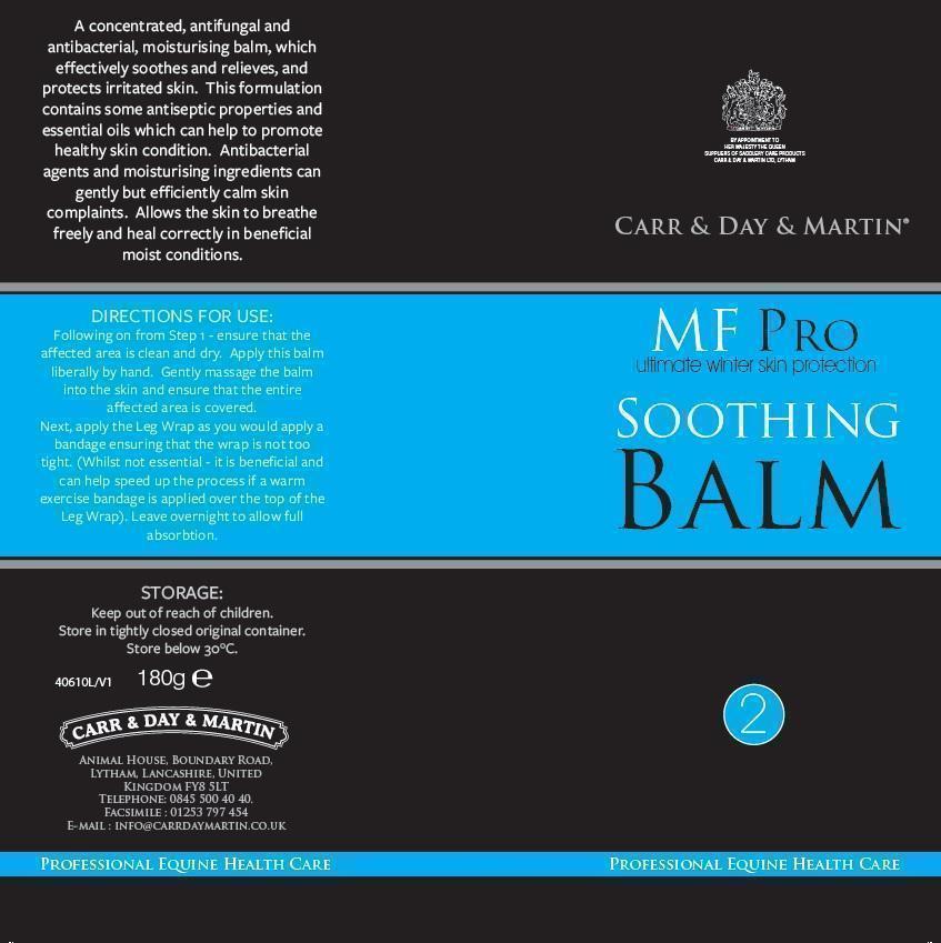 Soothing Balm Label