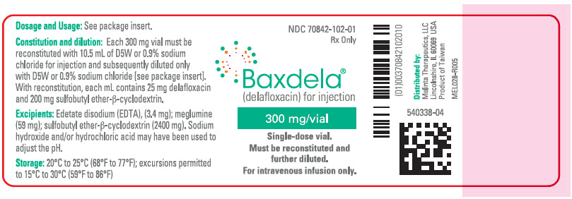 PRINCIPAL DISPLAY PANEL - 300 mg Vial Label