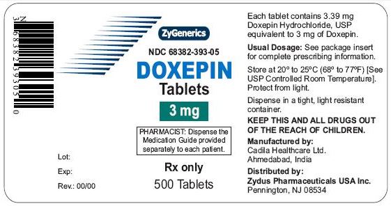 Doxepin Tablets, 3 mg