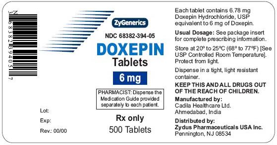 Doxepin Tablets, 6 mg