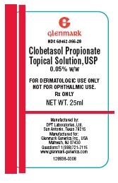 Clobetasol Propionate Topical Solution Front Tube Label