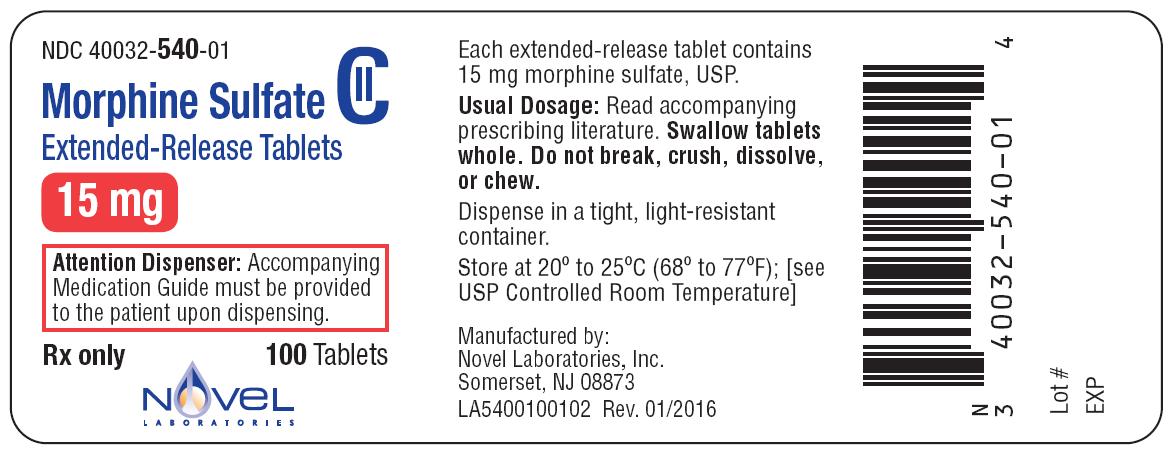 Morphine Sulfate Tablet, Extended Release and breastfeeding