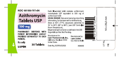 Bottle Label - 30 tablets - 500 mg