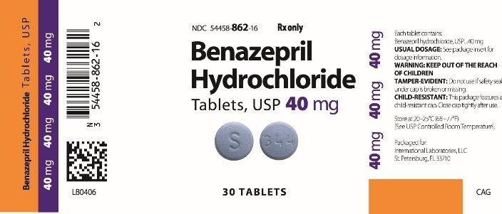 Benazepril Hydrochloride Tablets, USP 40mg