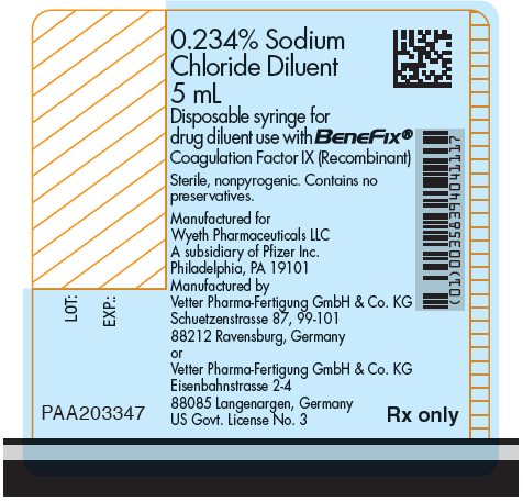 PRINCIPAL DISPLAY PANEL - 5 mL Syringe Label – Used in All Kits