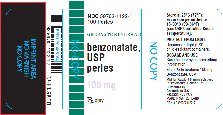 PRINCIPAL DISPLAY PANEL - 100 mg Perles Bottle Label