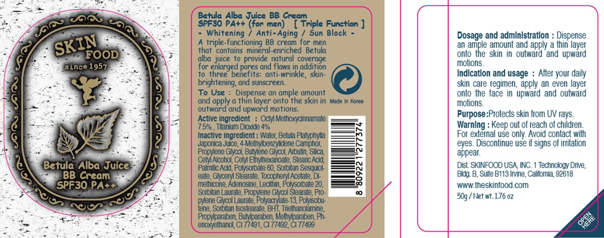 Betula Alba Juice Bb Spf 30 Pa Plus Plus For Men | Octinoxate Cream Breastfeeding