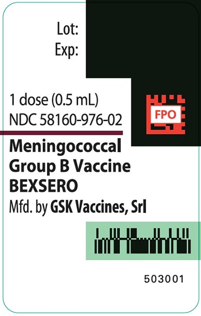 Bexsero syringe label