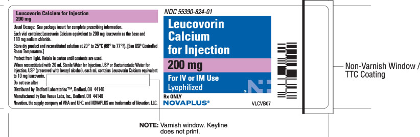 Vial label for Leucovorin Calcium for Injection USP 200 mg