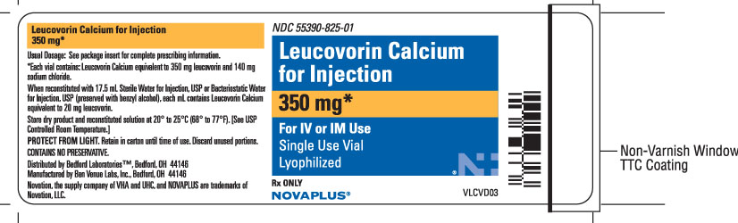 Vial label for Leucovorin Calcium for Injection USP 350 mg