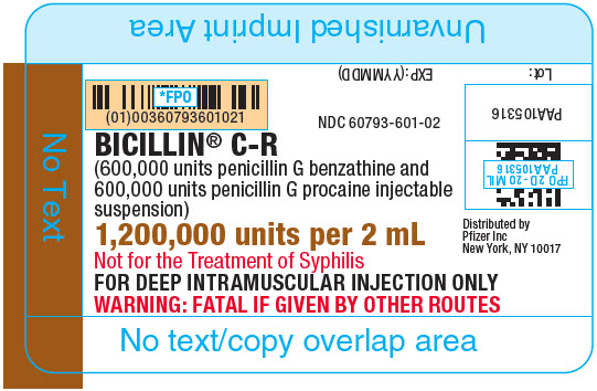 PRINCIPAL DISPLAY PANEL - 2 mL Syringe Label - 601