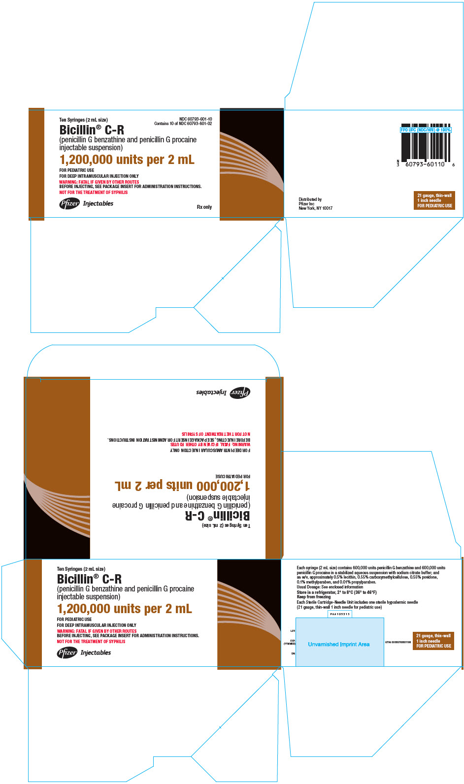 PRINCIPAL DISPLAY PANEL - 2 mL Syringe Package - 601