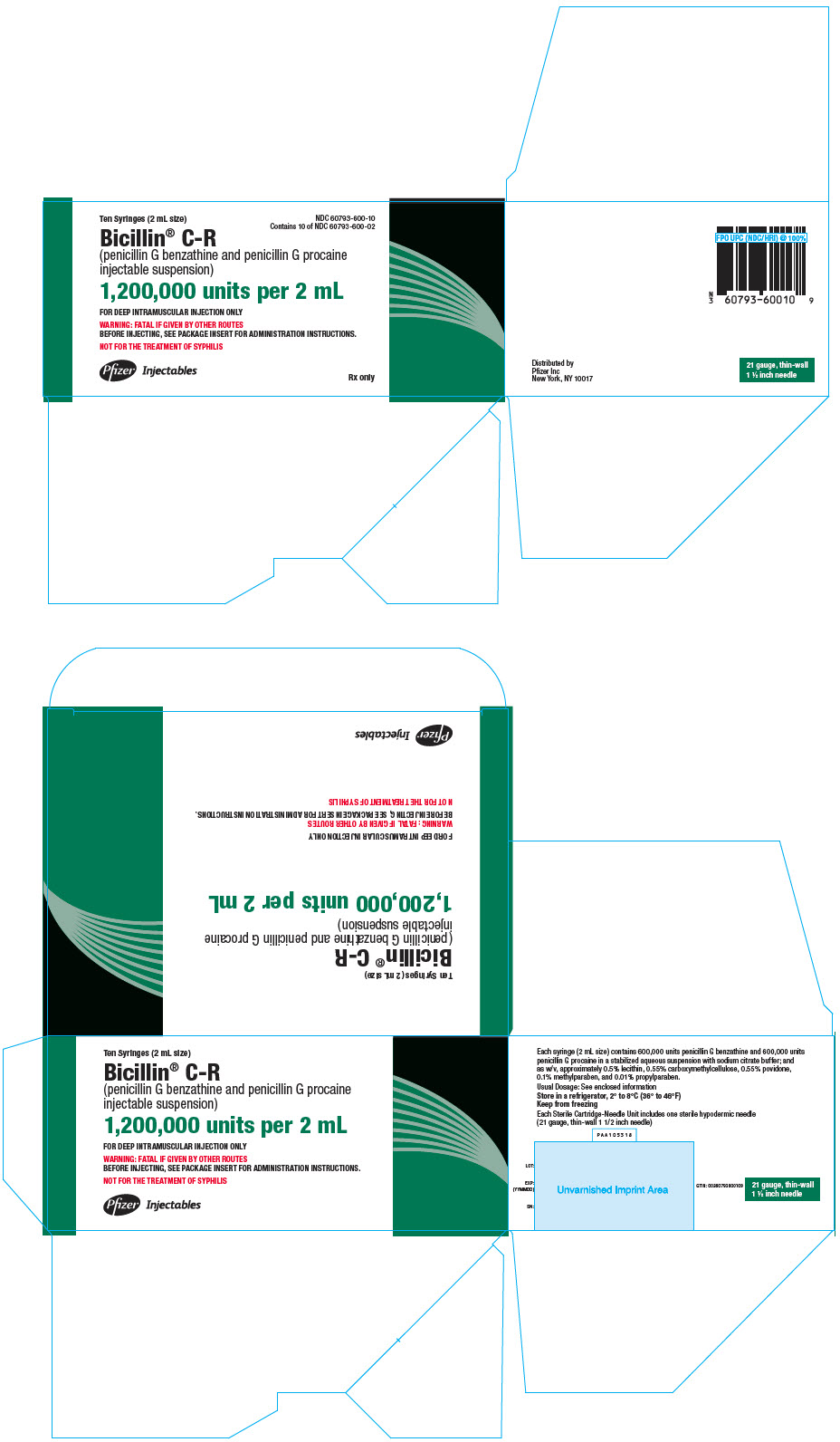 PRINCIPAL DISPLAY PANEL - 2 mL Syringe Package - 600