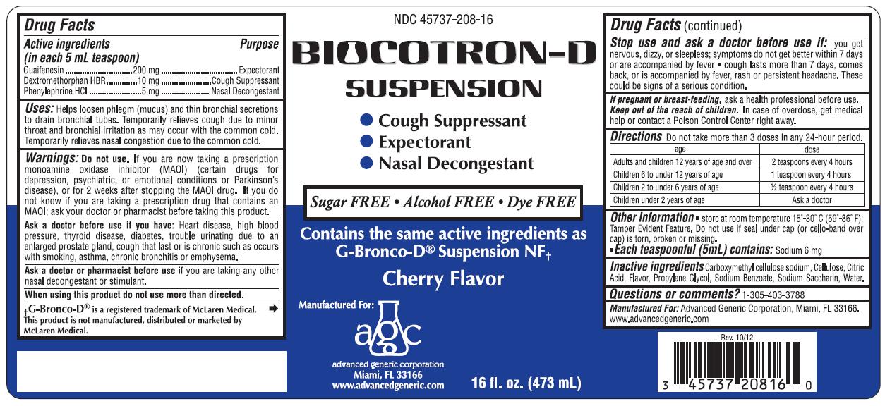 Biocotron-d | Dextromethorphan Hbr, Guaifenesin, Phenylephrine Hcl Suspension/ Drops Breastfeeding