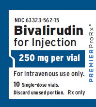 PACKAGE LABEL -  PRINCIPAL DISPLAY - Bivalirudin for Injection 250 mg Single Dose Vial Tray Label
