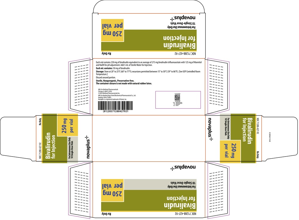 Principal Display Panel – Bivalirudin for Injection 250 mg Carton