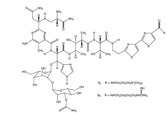 structural formula bleomycin