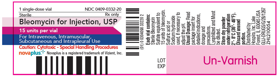 PRINCIPAL DISPLAY PANEL - 15 unit Vial Label
