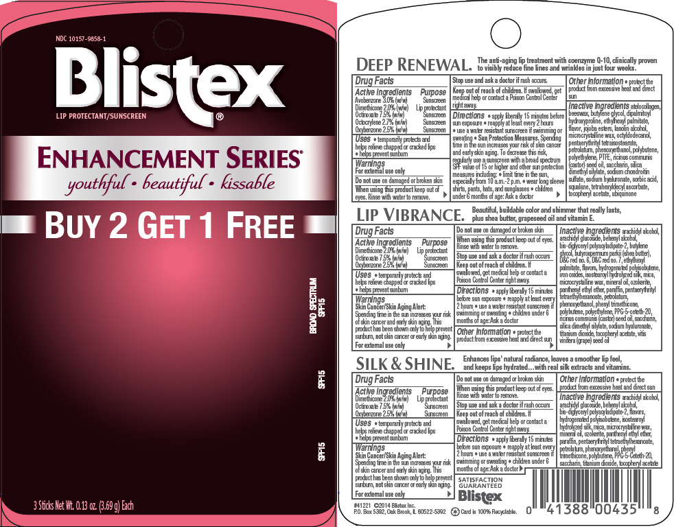 Blistex Enhancement Series | Dimethicone, Octinoxate, Oxybenzone, Avobenzone, And Octocrylene Kit Breastfeeding