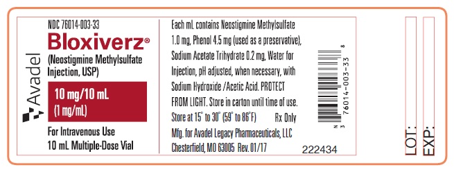 1.0 mg Vial Label