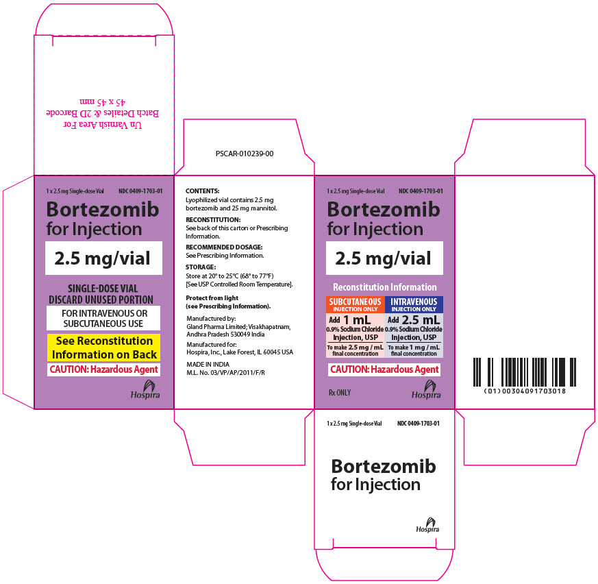 PRINCIPAL DISPLAY PANEL - 2.5 mg Vial Carton