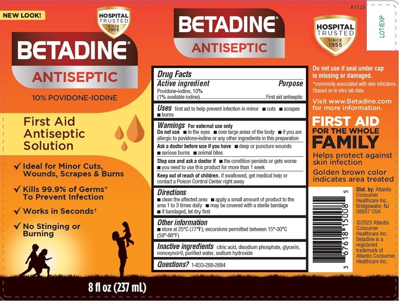 Betadine Solution Bottle