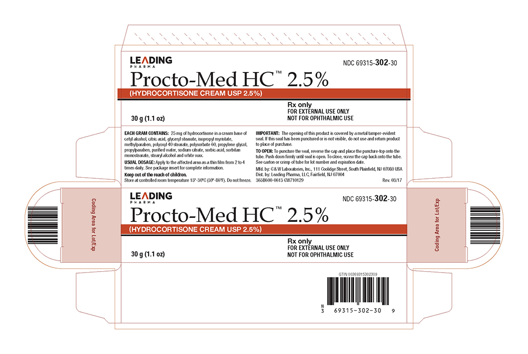 Hydrocortisone Cream USP, 2.5% - Carton