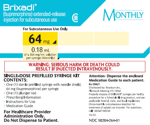 Carton - Principal Panel - 64 mg Monthly Dose