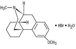 Dextromethorphan Hydrobromide USP structural formula