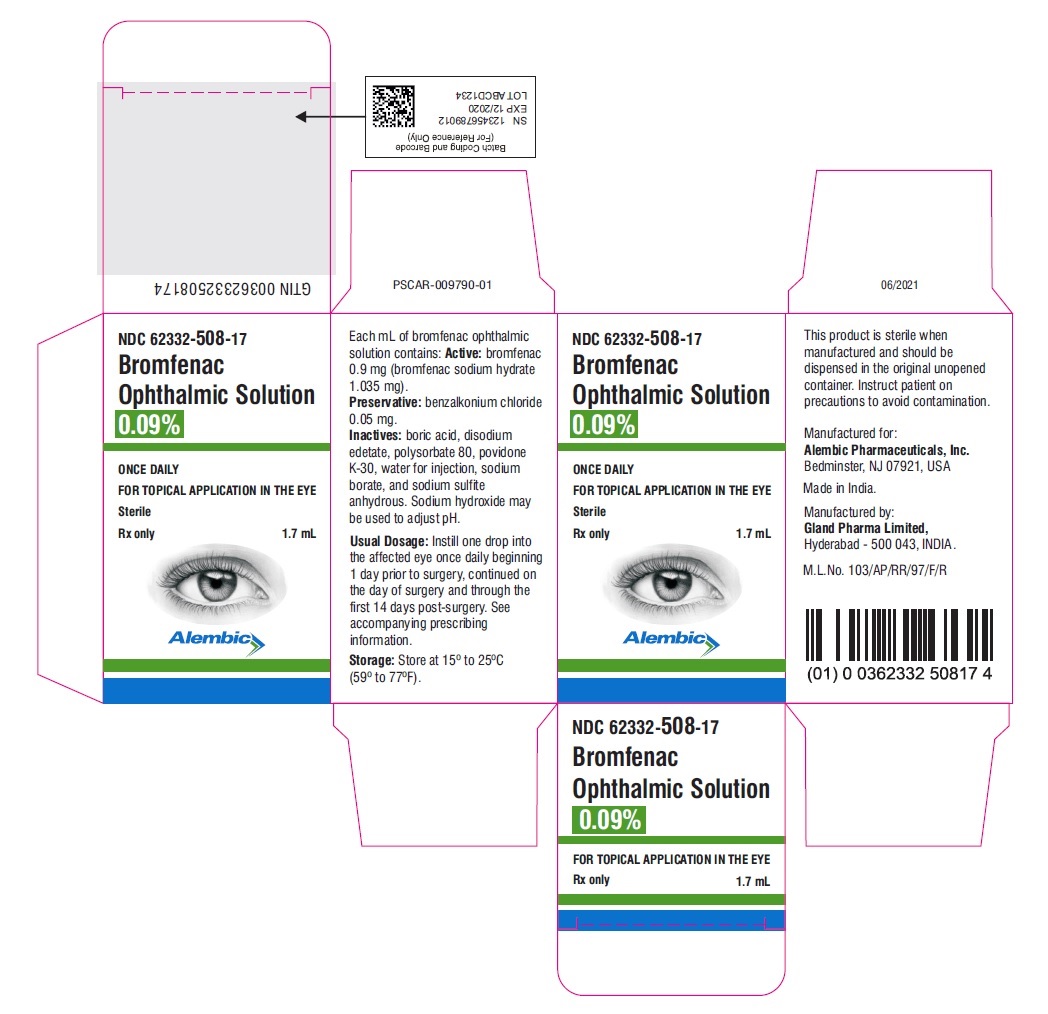 Is Bromfenac Ophthalmic Solution 0.09% Solution/ Drops safe while breastfeeding