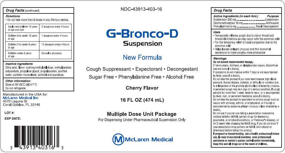 G-bronco-d | Guaifenesin, Dextromethorphan Hydrobromide, And Phenylephrine Hydrochloride Suspension Breastfeeding