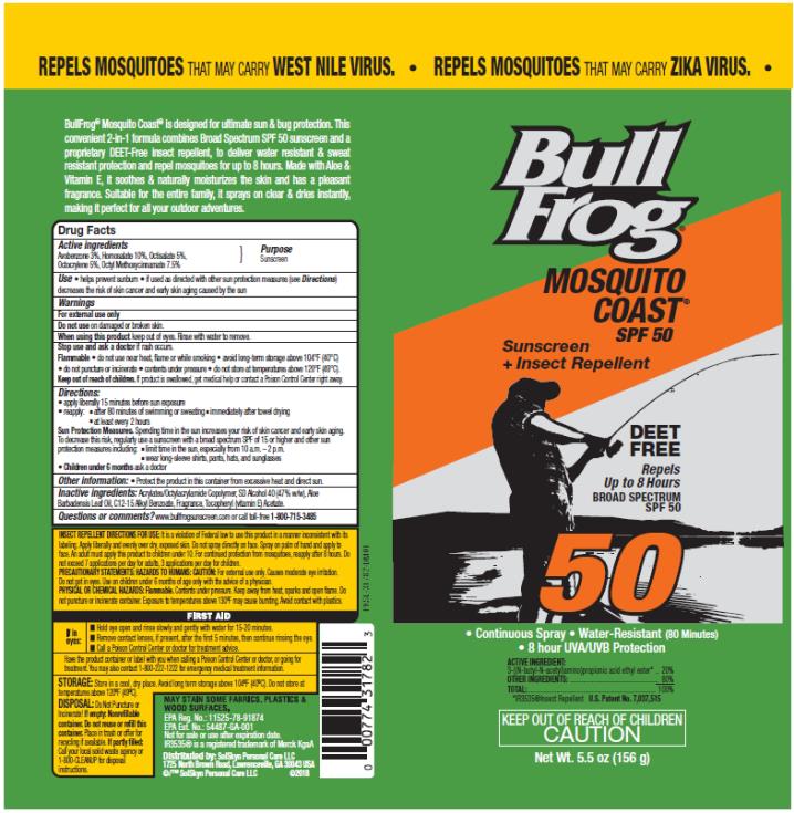 PRINCIPAL DISPLAY PANEL
Bull
Frog
Mosquito
Coast
Sunscreen
SPF 50
