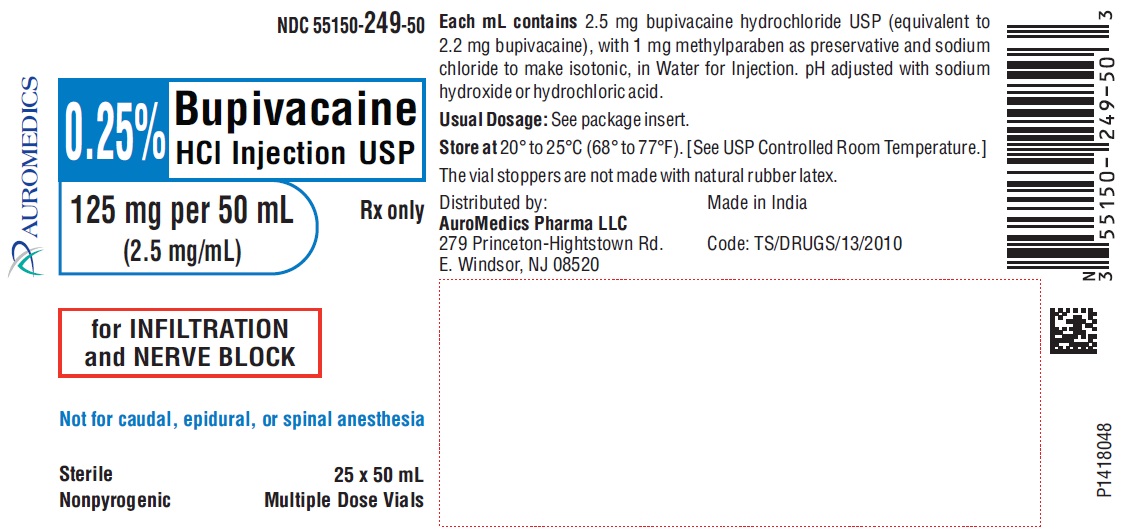 PACKAGE LABEL-PRINCIPAL DISPLAY PANEL - 0.25% 125 mg per 50 mL (2.5 mg/mL) - Container-Carton Label [25 Vials]