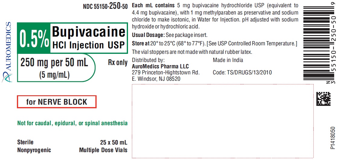 PACKAGE LABEL-PRINCIPAL DISPLAY PANEL - 0.5% 250 mg per 50 mL (5 mg/mL) - Container-Carton Label [25 Vials]